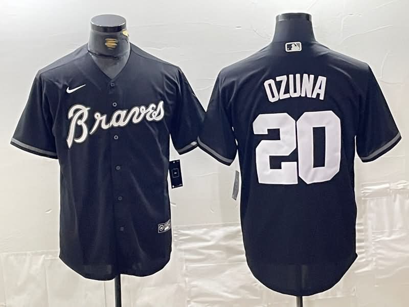 Atlanta Braves Black MLB Jersey