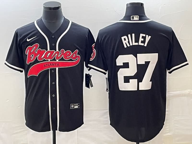 Atlanta Braves Black MLB Jersey 03