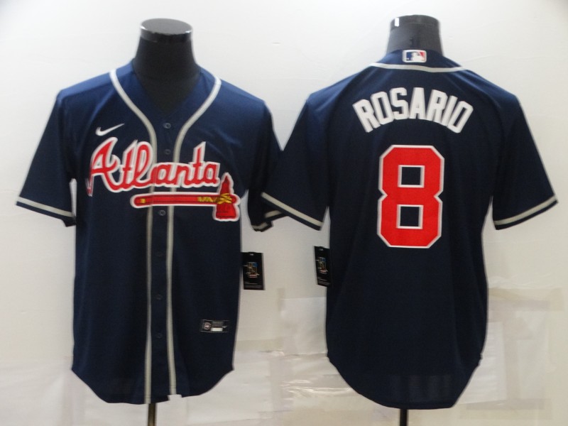 Atlanta Braves Dark Blue MLB Jersey