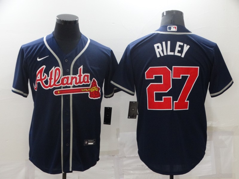 Atlanta Braves Dark Blue MLB Jersey