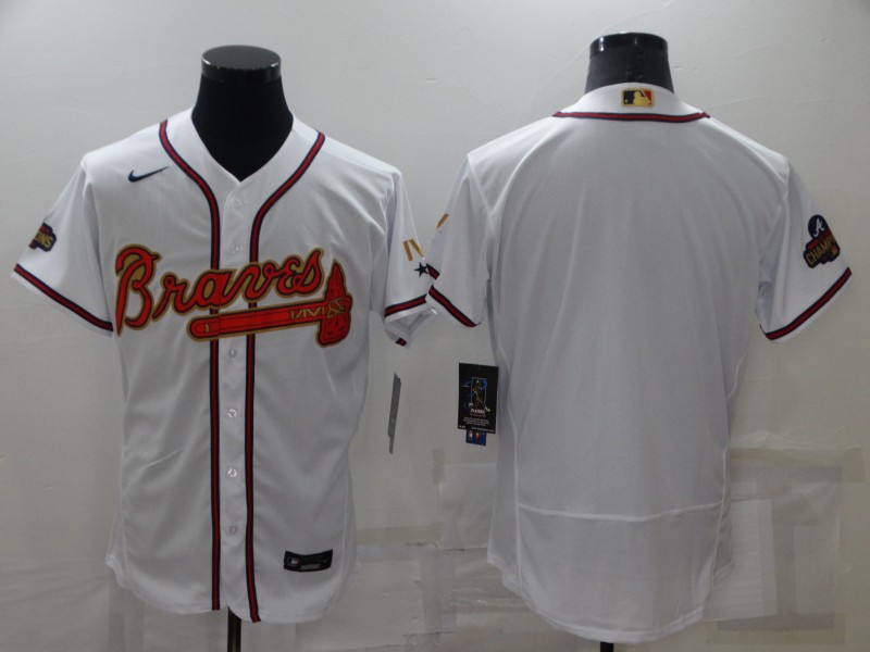 Atlanta Braves White Elite MLB Jersey