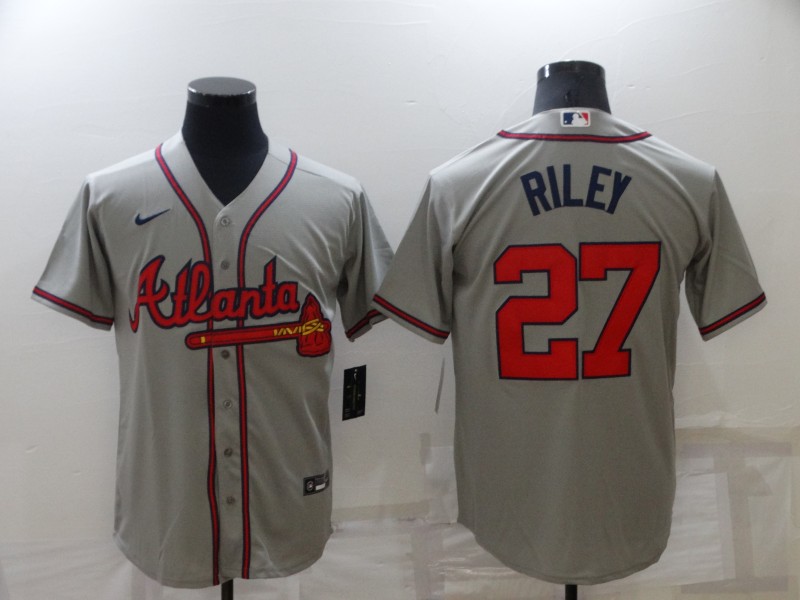 Atlanta Braves Grey MLB Jersey