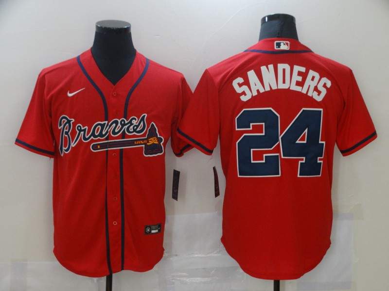 Atlanta Braves Red MLB Jersey