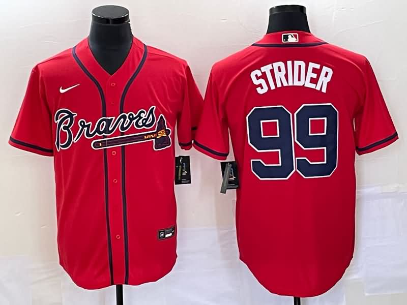 Atlanta Braves Red MLB Jersey