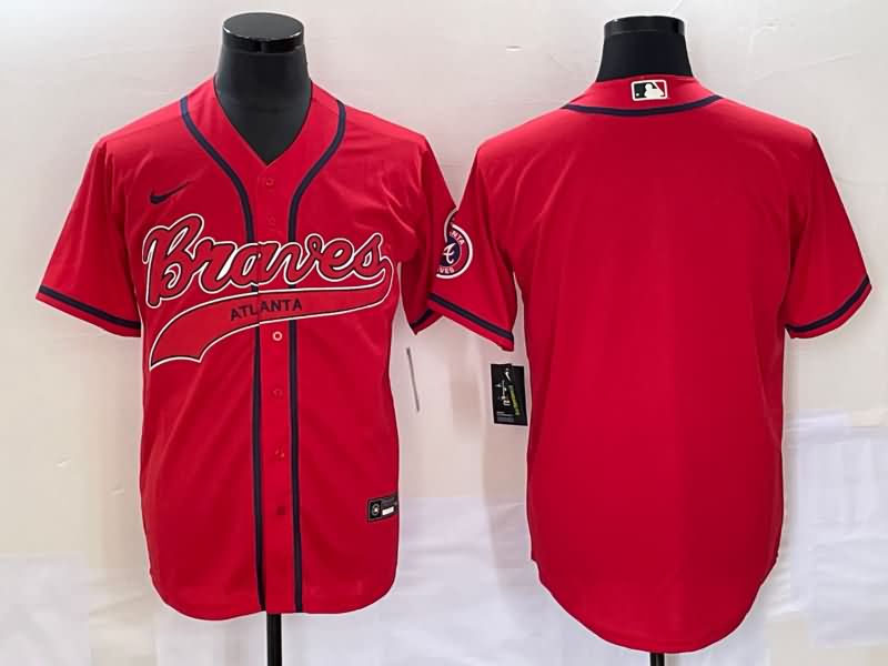 Atlanta Braves Red MLB Jersey 04