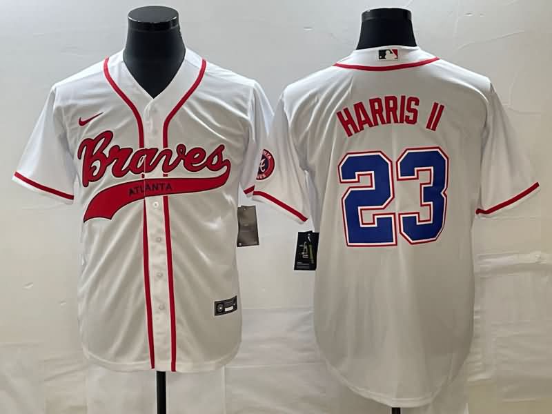 Atlanta Braves White MLB Jersey 05