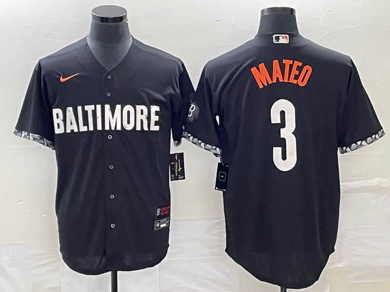 Baltimore Orioles Black MLB Jersey 02