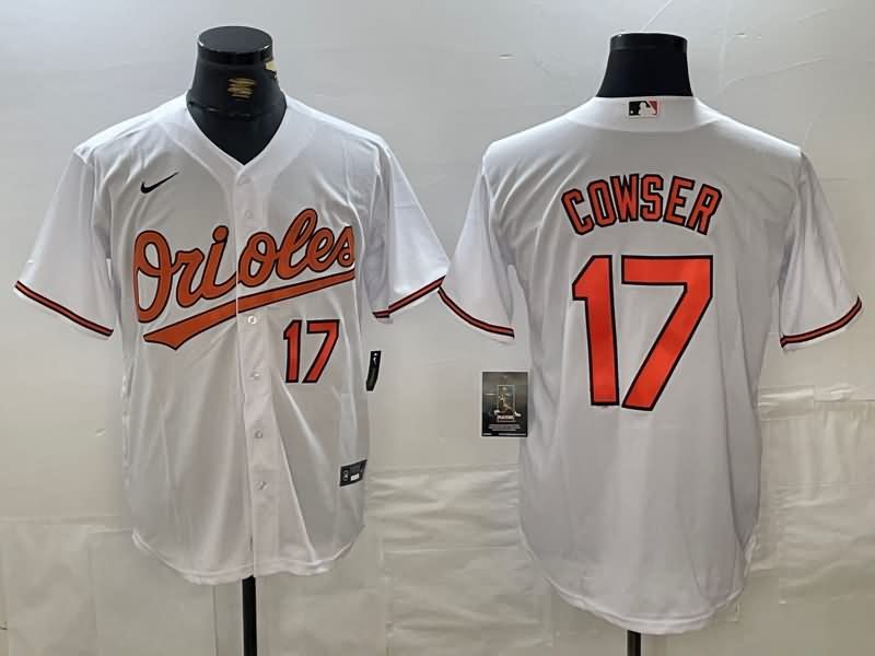 Baltimore Orioles White MLB Jersey