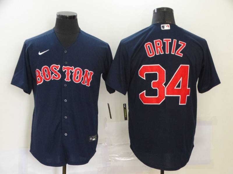 Boston Red Sox Dark Blue MLB Jersey