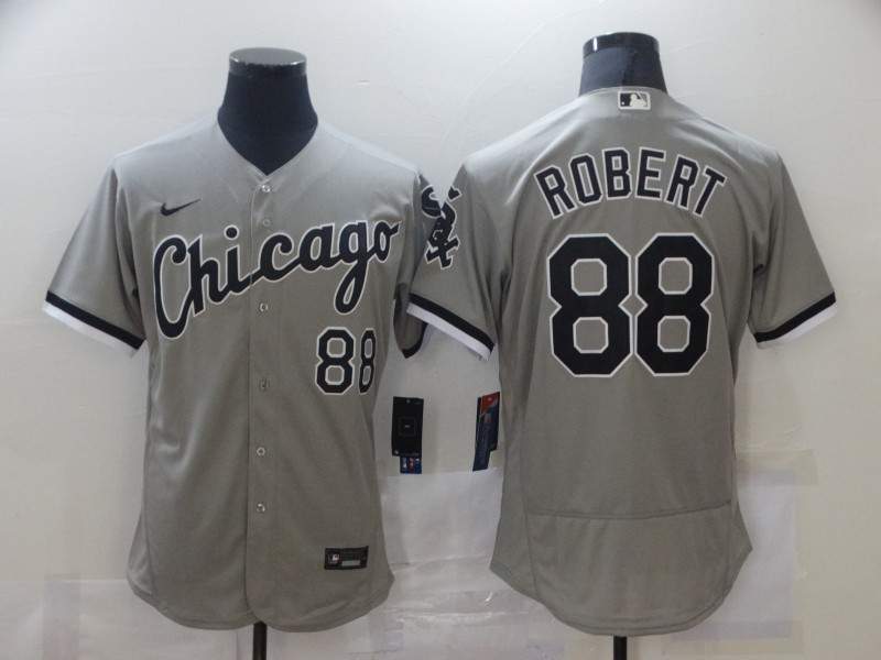 Chicago White Sox Grey Elite MLB Jersey