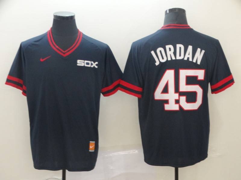 Chicago White Sox Dark Blue Retro MLB Jersey