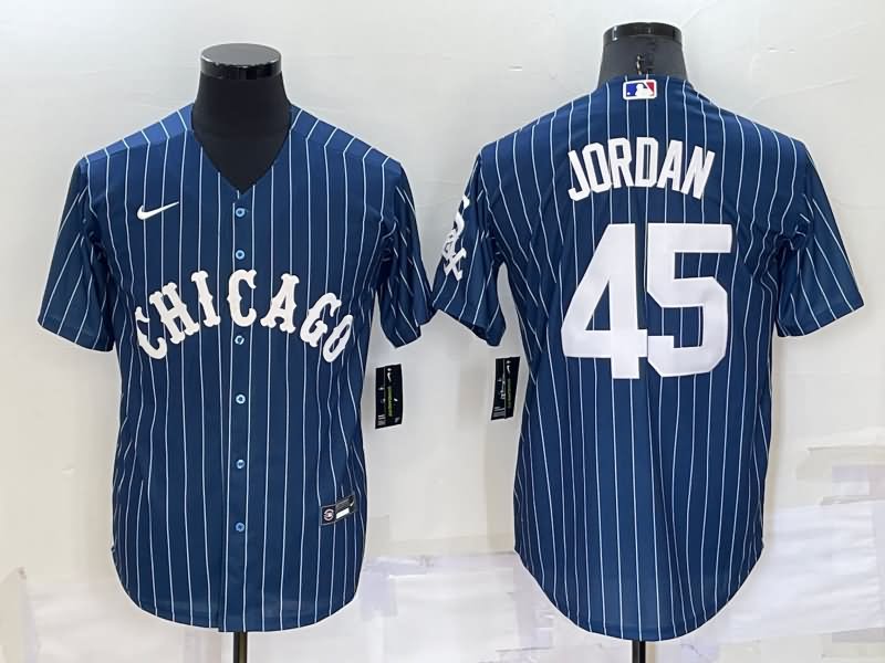 Chicago White Sox Dark Blue Retro MLB Jersey 02