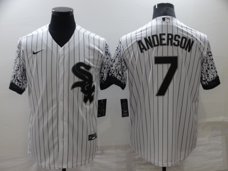 Chicago White Sox White MLB Jersey 02