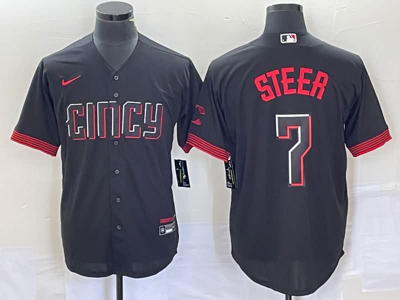 Cincinnati Reds Black MLB Jersey