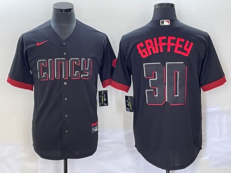 Cincinnati Reds Black MLB Jersey