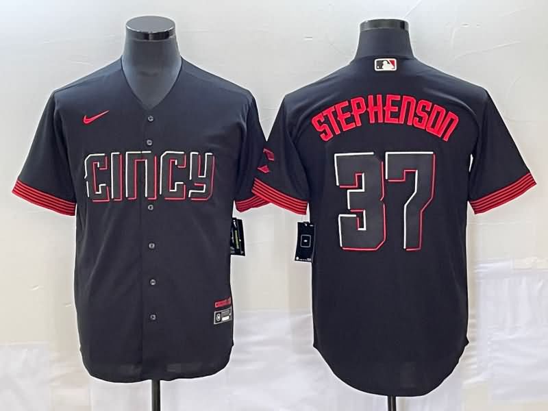 Cincinnati Reds Black MLB Jersey