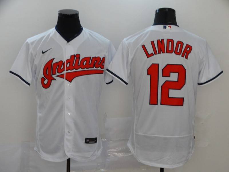 Cleveland Indians White Elite MLB Jersey