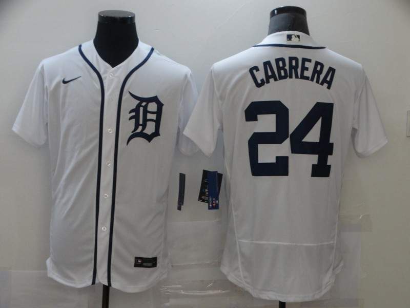 Detroit Tigers White MLB Jersey