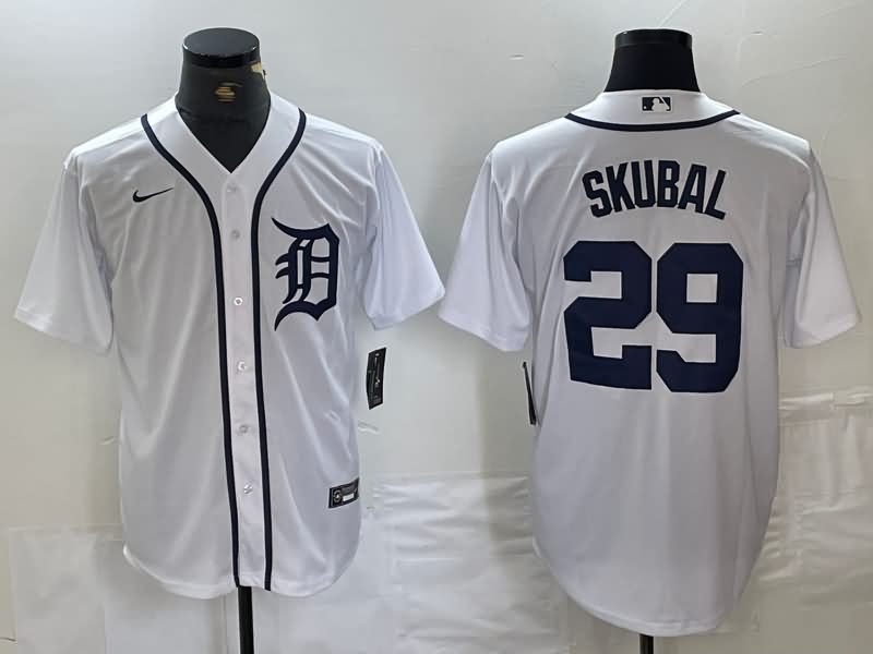 Detroit Tigers White MLB Jersey