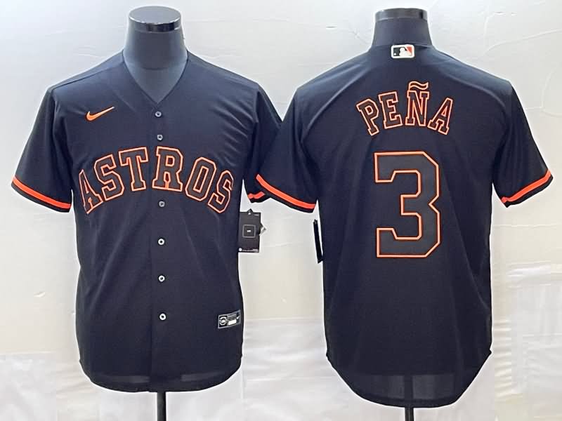 Houston Astros Black MLB Jersey 03