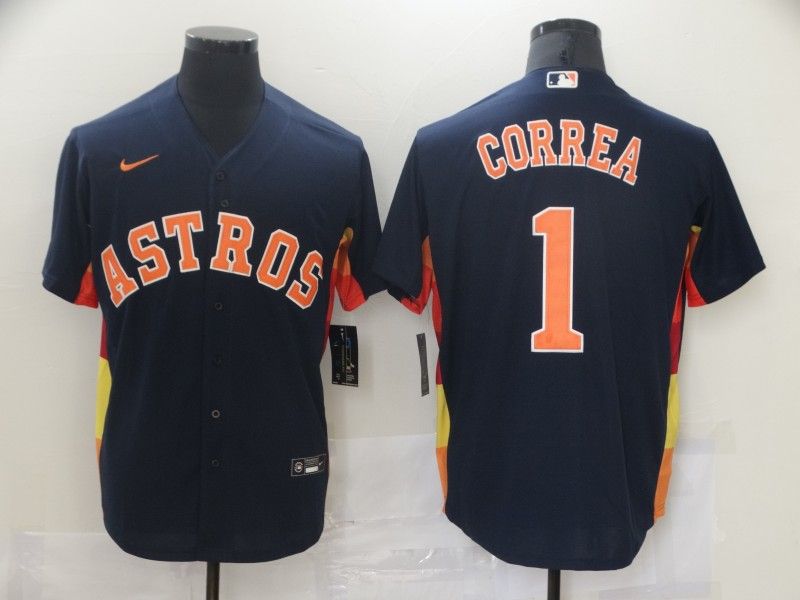 Houston Astros Dark Blue MLB Jersey