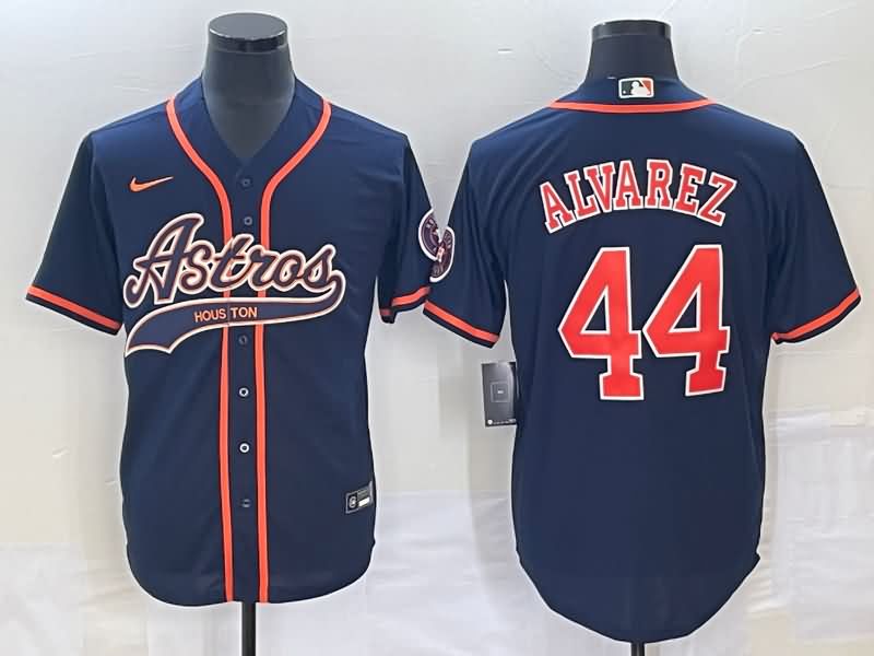 Houston Astros Dark Blue MLB Jersey 03