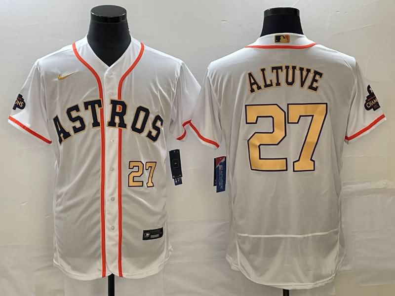 Houston Astros White Champion Elite MLB Jersey