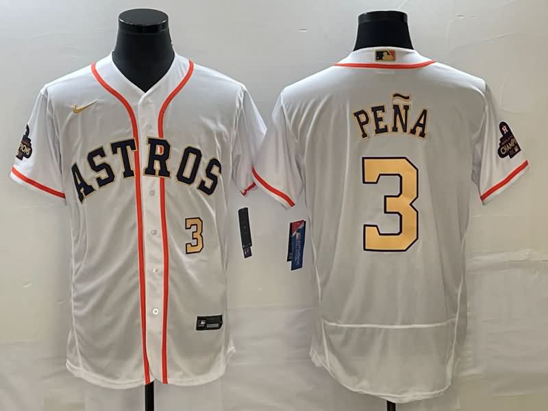 Houston Astros White Champion Elite MLB Jersey