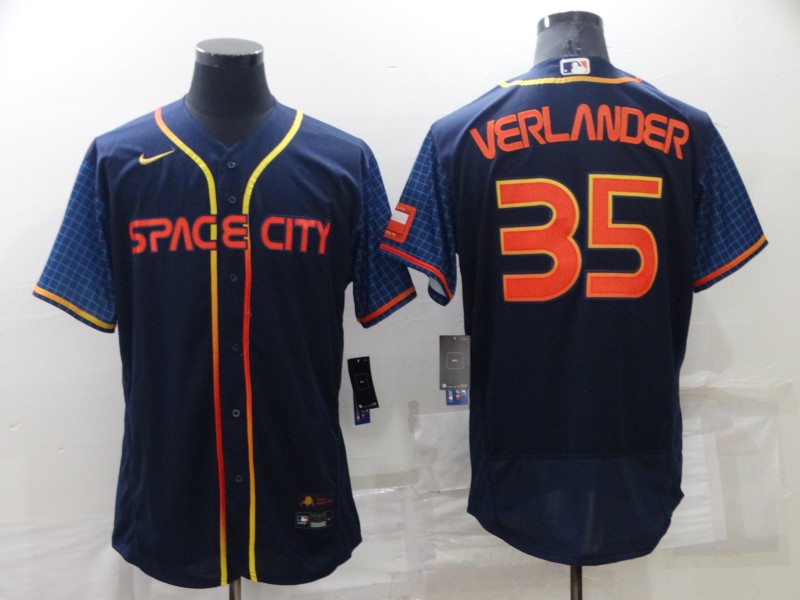 Houston Astros Dark Blue Elite MLB Jersey