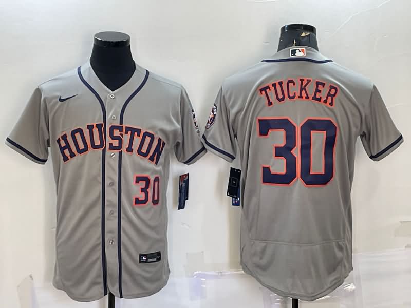 Houston Astros Grey Elite MLB Jersey