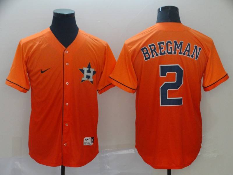 Houston Astros Orange Fashion MLB Jersey