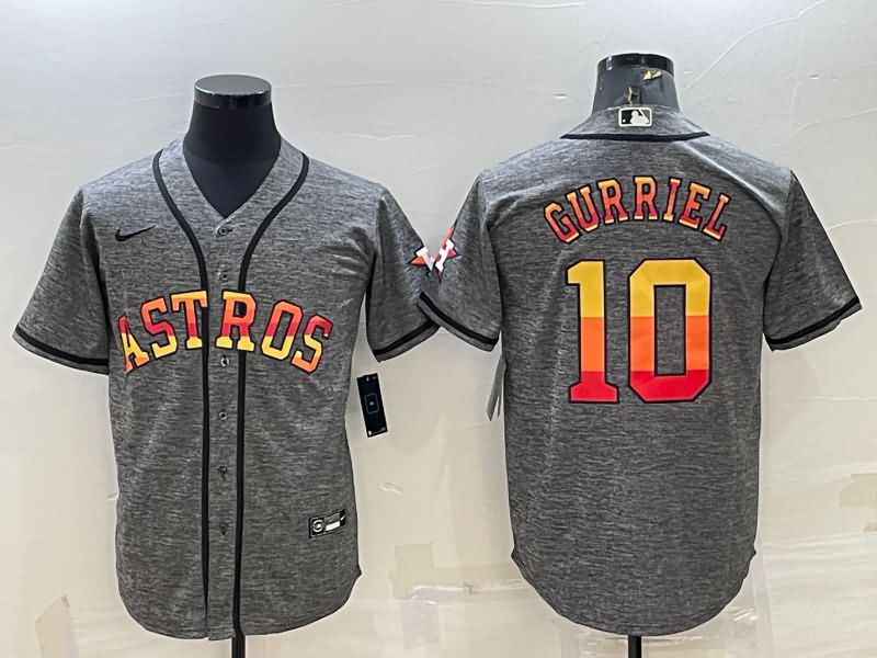 Houston Astros Grey MLB Jersey 02