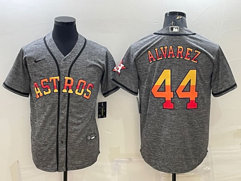 Houston Astros Grey MLB Jersey 02