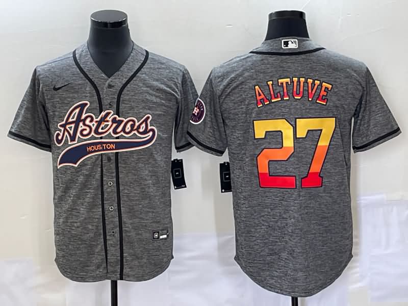 Houston Astros Grey MLB Jersey 04