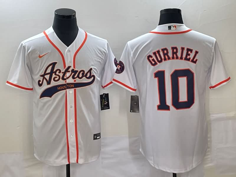 Houston Astros White MLB Jersey 03