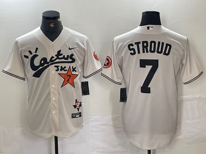 Houston Astros White MLB Jersey 04