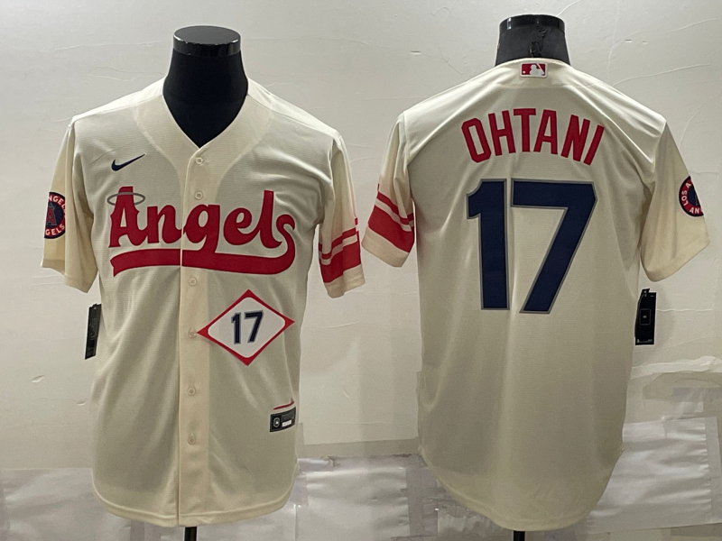 Los Angeles Angels Cream MLB Jersey