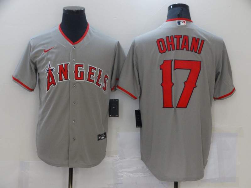 Los Angeles Angels Grey MLB Jersey