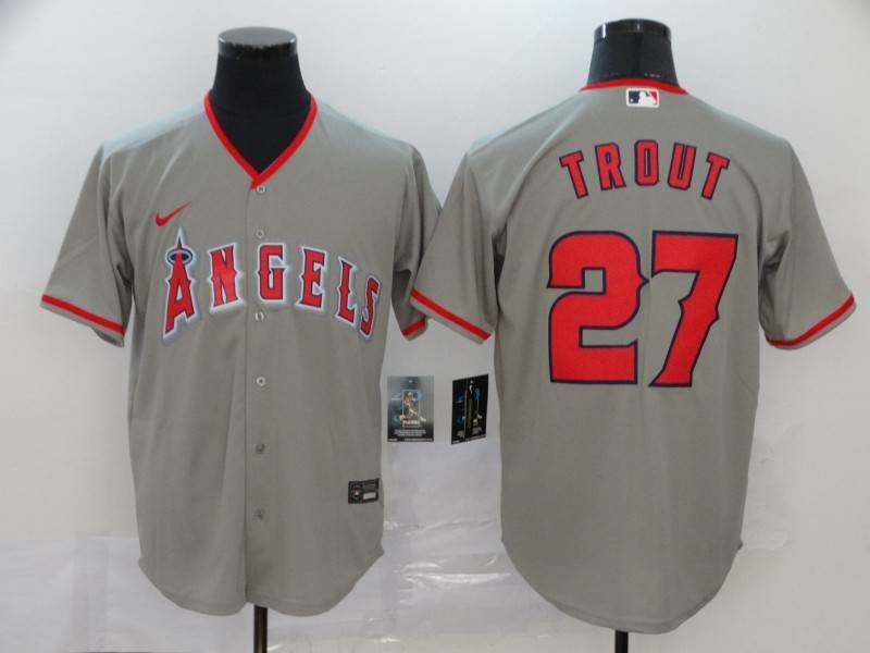 Los Angeles Angels Grey MLB Jersey