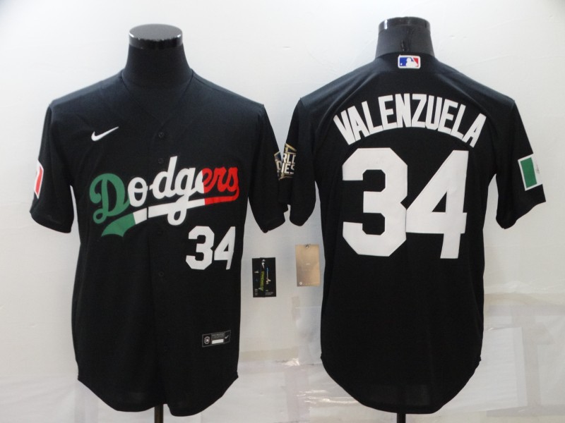 Los Angeles Dodgers Black MLB Jersey 02