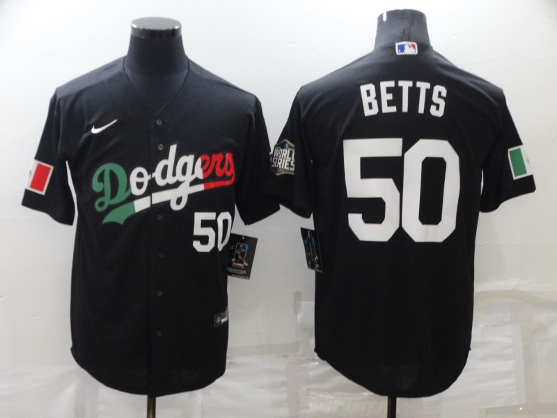 Los Angeles Dodgers Black MLB Jersey 02