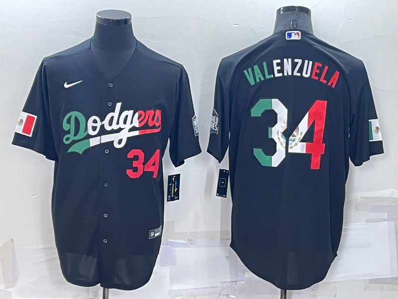 Los Angeles Dodgers Black MLB Jersey 03