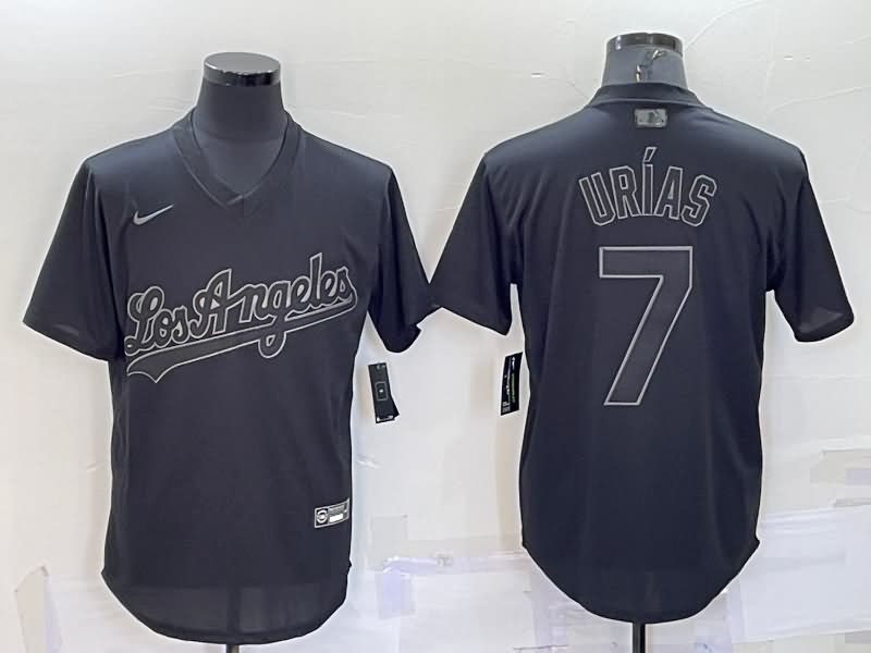 Los Angeles Dodgers Black MLB Jersey 04