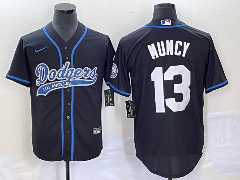 Los Angeles Dodgers Black MLB Jersey 07