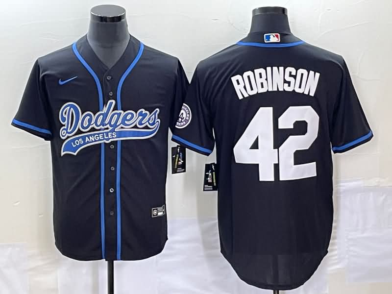 Los Angeles Dodgers Black MLB Jersey 07