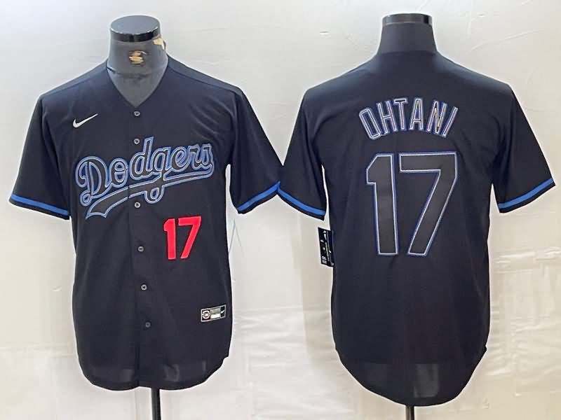 Los Angeles Dodgers Black MLB Jersey 08