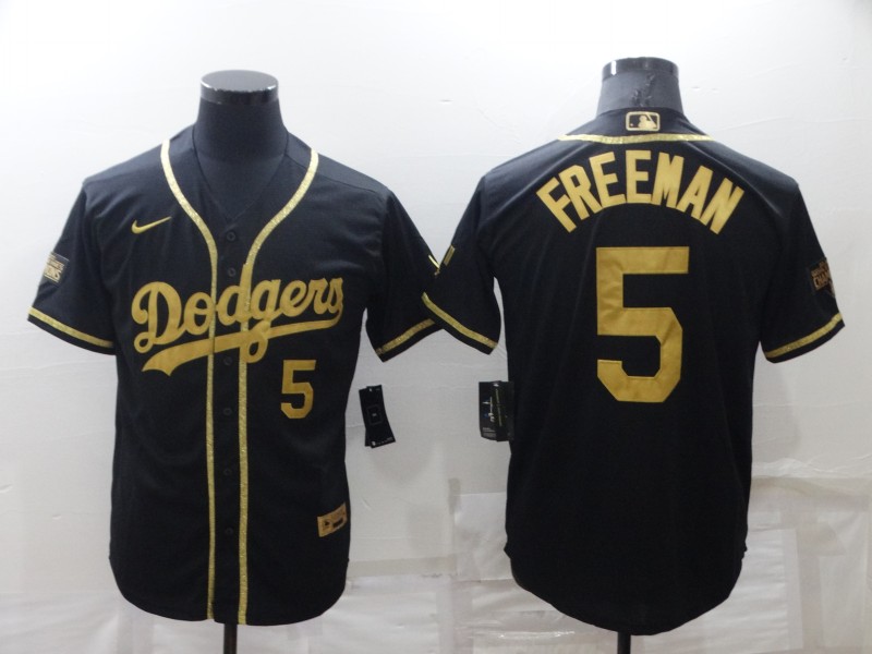 Los Angeles Dodgers Black Gold MLB Jersey