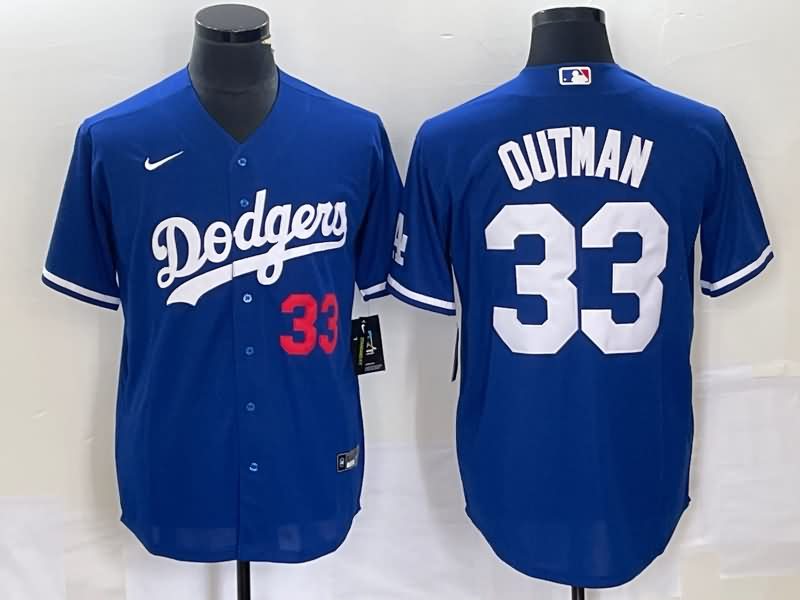 Los Angeles Dodgers Blue MLB Jersey 02