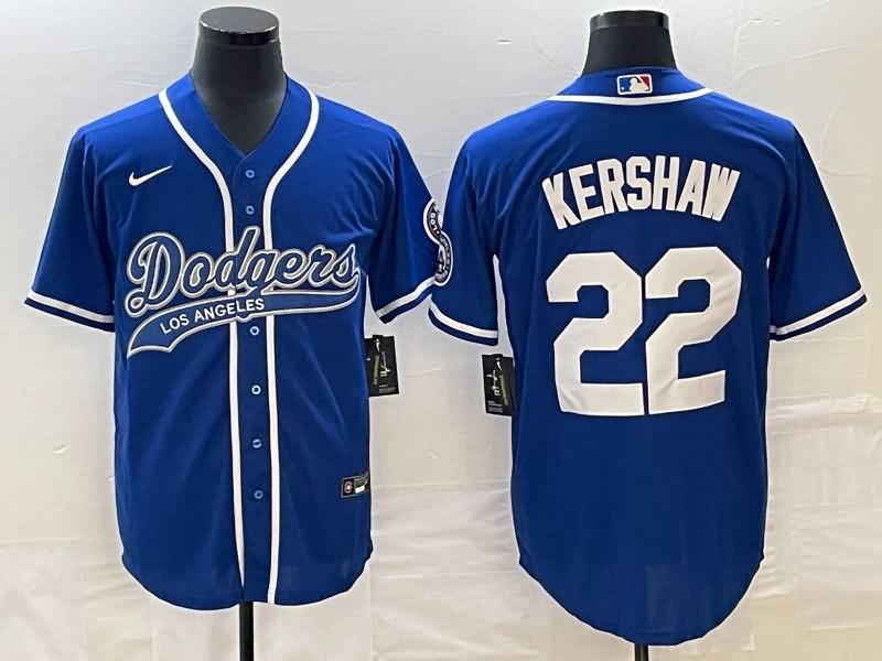 Los Angeles Dodgers Blue MLB Jersey 05