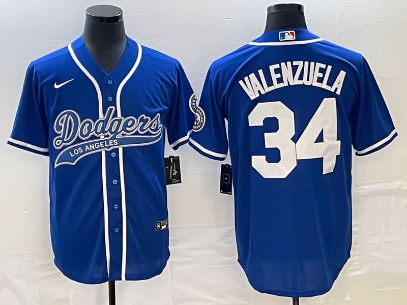 Los Angeles Dodgers Blue MLB Jersey 05